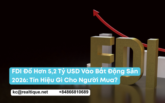 Von FDI bat dong san 2026 5,23 ty USD | Vietnam real estate FDI 2026