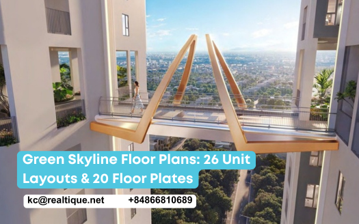 Thumbnail bài mặt bằng Green Skyline Dĩ An — 26 layout căn hộ và 20 mặt bằng tầng | Green Skyline Di An floor plans article thumbnail — 26 unit layouts and 20 floor plates