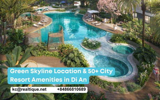 Thumbnail bài vị trí và tiện ích Green Skyline Dĩ An | Green Skyline Di An location and City Resort amenities article thumbnail