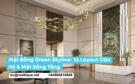 Thumbnail bài viết về 26 layout căn hộ và 20 mặt bằng tầng dự án Green Skyline Dĩ An của TBS Land | Article thumbnail for Green Skyline Di An 26 unit layouts and 20 floor plates