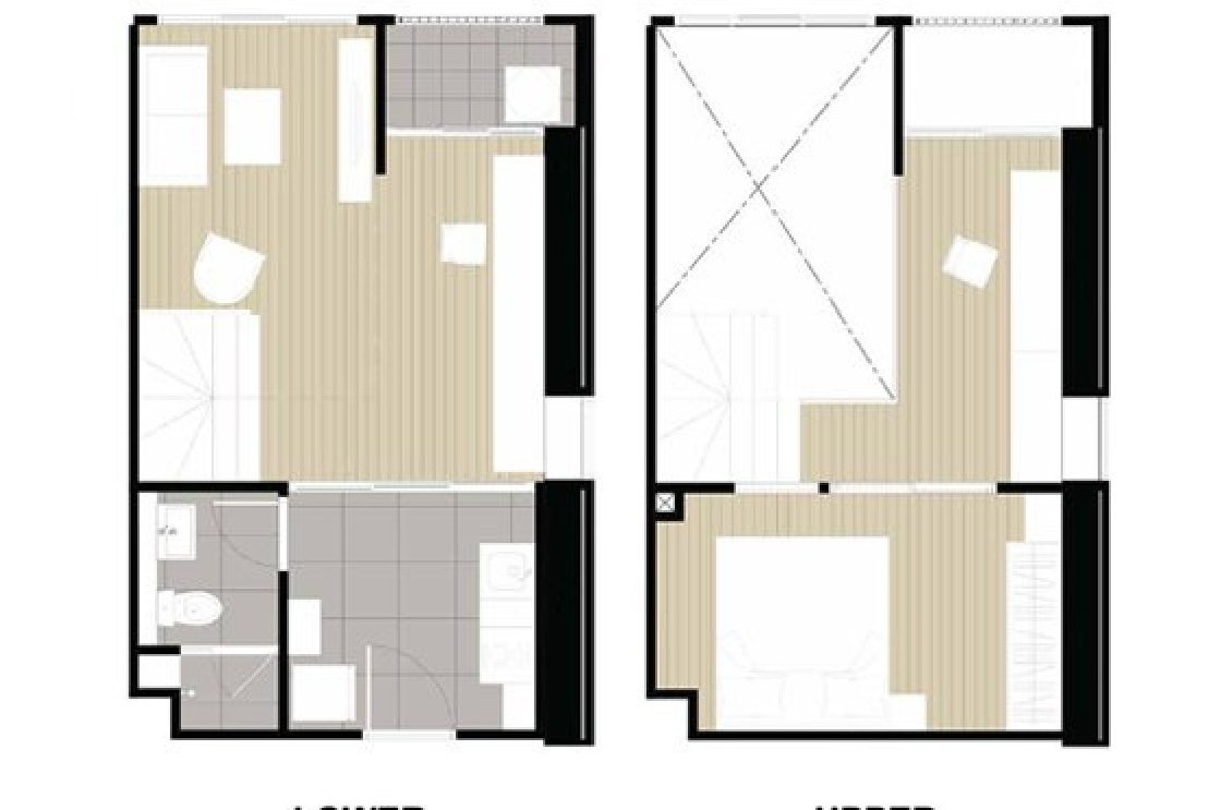 Layout căn duplex 1PN (lower/upper) Ideo Ramkhamhaeng | Ideo Ramkhamhaeng 1BR duplex lower/upper layout Layout căn duplex 1PN (lower/upper) Ideo Ramkhamhaeng | Ideo Ramkhamhaeng 1BR duplex lower/upper layout