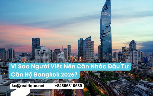 Vì sao đầu tư căn hộ Bangkok 2026 | Why invest in Bangkok apartments — Realtique OPI