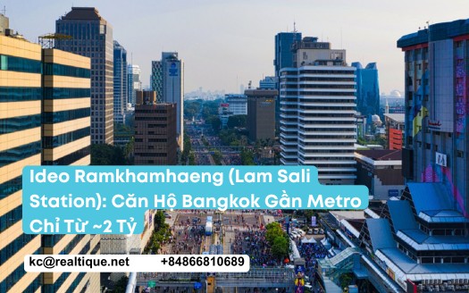 Ideo Ramkhamhaeng Lam Sali căn hộ Bangkok | Ideo Ramkhamhaeng Bangkok — Realtique OPI