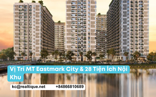Thumbnail bài viết về vị trí kết nối và 28 tiện ích nội khu đã hoàn thiện tại MT Eastmark City Thủ Đức | Article thumbnail for MT Eastmark City Thu Duc location and 28 completed amenities