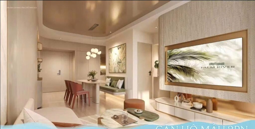 Căn hộ mẫu 2 phòng ngủ Palm River | Palm River 2-bedroom show apartment
