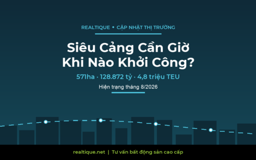 Siêu cảng Cần Giờ 571ha vốn 128.872 tỷ đồng, hiện trạng tháng 8/2026 | Can Gio international transshipment port, 571ha, status August 2026