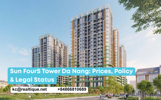 Thumbnail bai viet tieng Anh ve gia va chinh sach Sun FourS Tower Da Nang | English article thumbnail for Sun FourS Tower Da Nang prices and sales policy