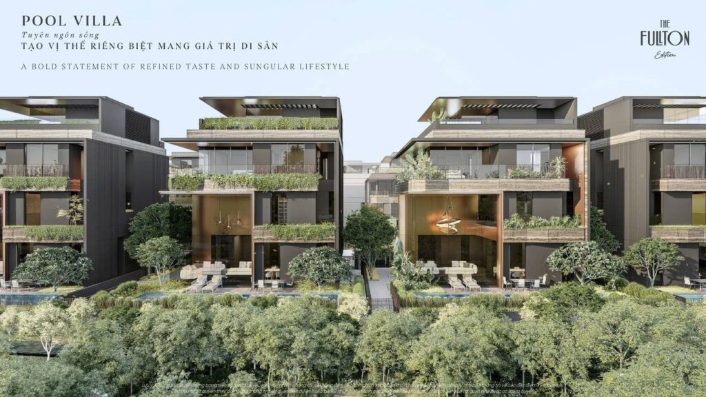 Biệt thự đơn lập Pool Villa có bể bơi riêng tại The Fullton | Pool Villa with private pool at The Fullton