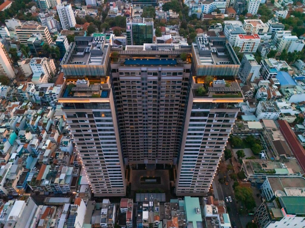 Toàn cảnh The Marq giữa lõi Quận 1 | Aerial view of The Marq in the District 1 core