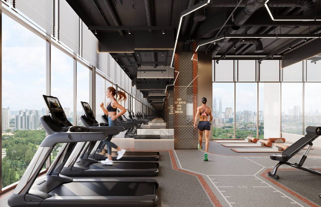 Phòng gym và yoga The Westique Residences | Gym and yoga room at The Westique Residences