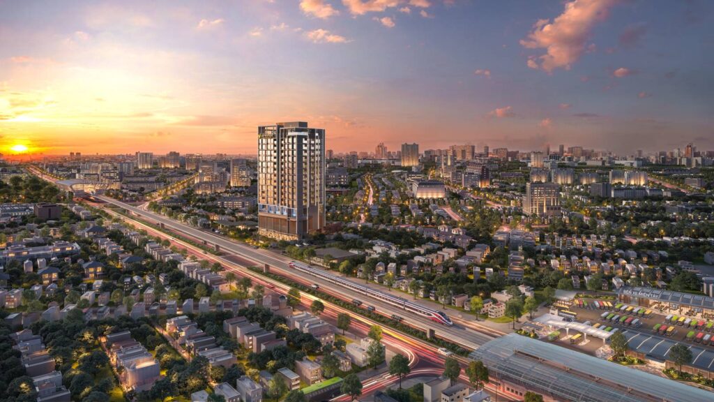 Vị trí The Westique Residences cạnh ga metro Bến xe Miền Tây | The Westique location next to Ben Xe Mien Tay metro station