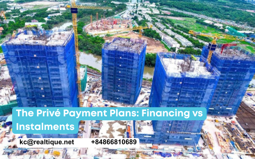 The Prive payment plans and bank financing | Phương thức thanh toán The Privé
