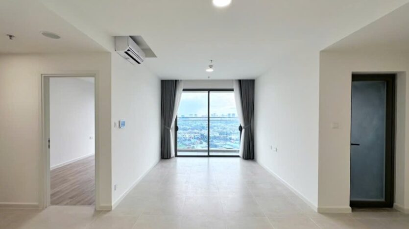 Urban Green Tháp A — căn hộ 75m² 2PN nội thất cơ bản có rèm cho thuê (ảnh 1) | Urban Green Tower A — 75sqm 2BR basic furnished apartment for rent (photo 1)