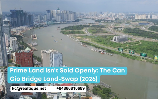 Prime land isn't sold openly: the Can Gio bridge land-swap | Đất vàng không bán trên thị trường, cơ chế đối ứng cầu Cần Giờ