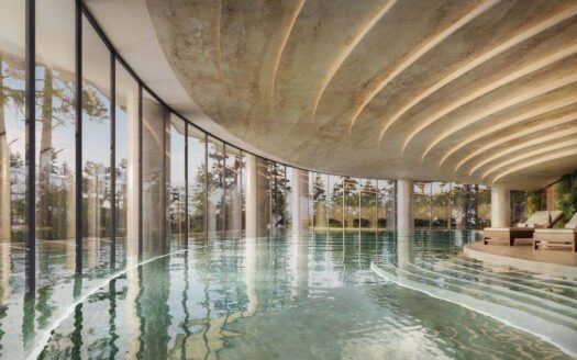 Hồ bơi nước nóng vô cực tại Haus Wellness Center by Chiva-Som, Haus Đà Lạt | Heated infinity pool at the Haus Wellness Center by Chiva-Som, Haus Da Lat