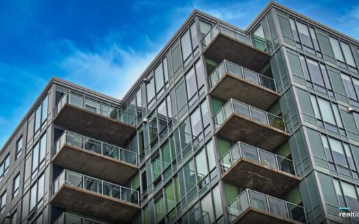 Modern apartment towers with balconies | Toà căn hộ hiện đại với ban công