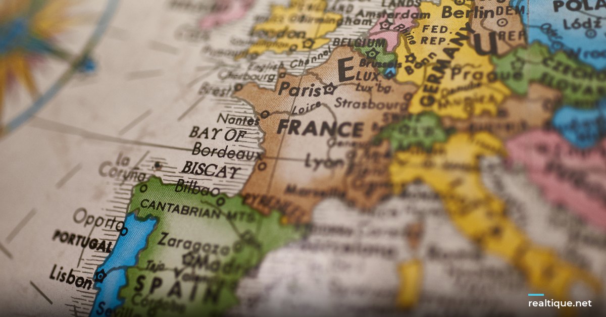 Close-up of a globe