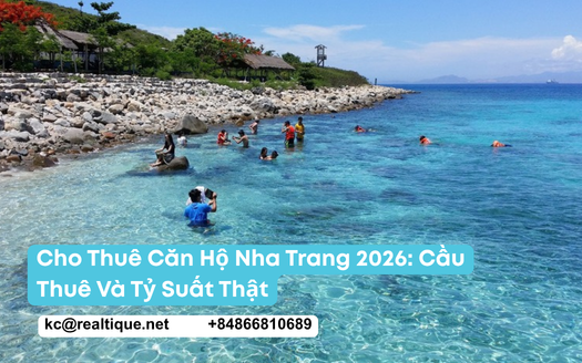Cho thuê căn hộ Nha Trang 2026 — 4,6 triệu lượt khách quốc tế nửa đầu năm | Nha Trang apartment rental market 2026