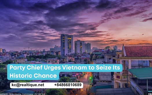 Party Chief Urges Vietnam to Seize Its Historic Chance