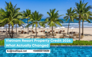 Vietnam resort property credit 2026 — hotels and tourism moved out of the real-estate cap | Tín dụng bất động sản nghỉ dưỡng 2026