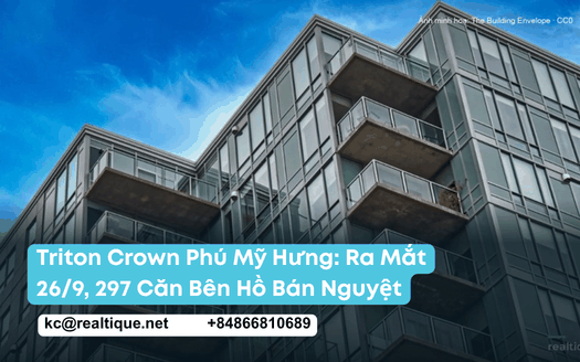 Triton Crown Phú Mỹ Hưng 2026 — ra mắt 26/9 bên Hồ Bán Nguyệt, 297 căn hộ | Triton Crown Phu My Hung launch September 2026