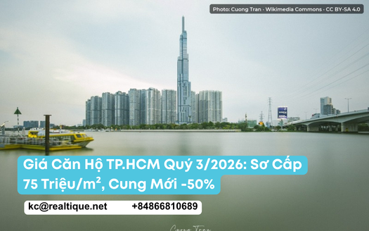 Giá căn hộ TP.HCM quý 3/2026 | Ho Chi Minh City condo prices Q3 2026