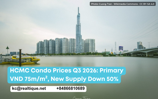 Ho Chi Minh City condo prices Q3 2026 | Giá căn hộ TP.HCM quý 3/2026