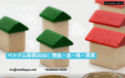 ベトナム投資2026:預金・金・株・賃貸 | Investing in Vietnam 2026 (Japanese)