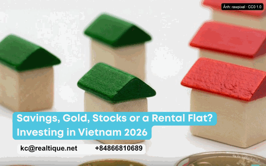 Savings, gold, stocks or a rental flat? Investing in Vietnam 2026 | So sánh 4 kênh đầu tư 2026