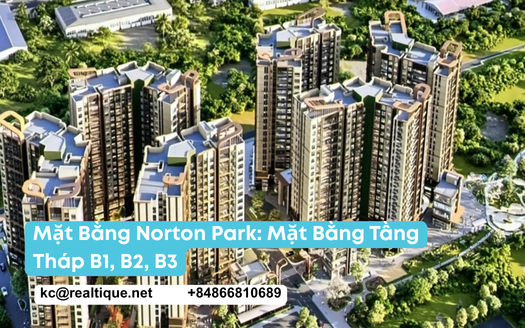 Mặt bằng tầng Norton Park tháp B1, B2, B3 | Norton Park floor plans, Towers B1, B2, B3