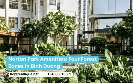 Tiện ích Norton Park: bốn khu rừng | Norton Park amenities: four forest zones