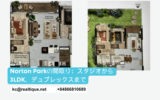 Norton Park Unit Layouts