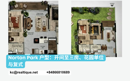 Norton Park Unit Layouts