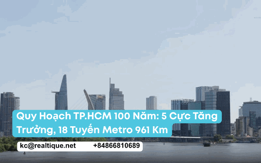 Quy hoạch TP.HCM tầm nhìn 100 năm trình HĐND 29/10/2026: 5 cực tăng trưởng, 18 tuyến metro | HCMC 100-year master plan presented to the People’s Council