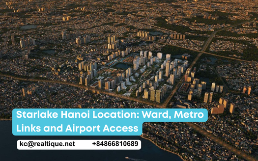 Starlake Hanoi location – ward, metro links and airport access