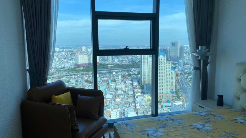 Sunwah Pearl Tháp Whitehouse 1PN 52m² phòng ngủ view thành phố | Sunwah Pearl Whitehouse Tower 1BR 52sqm bedroom city view
