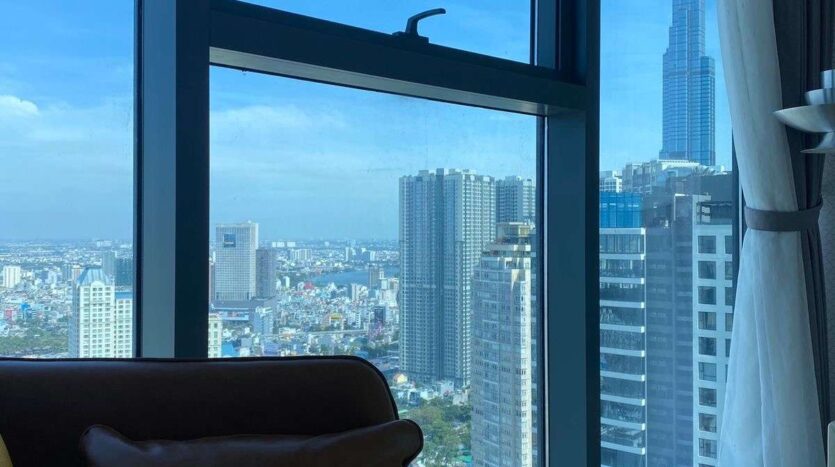Sunwah Pearl Tháp Whitehouse 1PN 52m² cửa sổ phòng ngủ | Sunwah Pearl Whitehouse Tower 1BR 52sqm bedroom window
