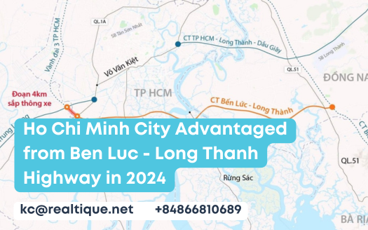 Ho Chi Minh City Advantaged from Ben Luc - Long Thanh Highway in 2024