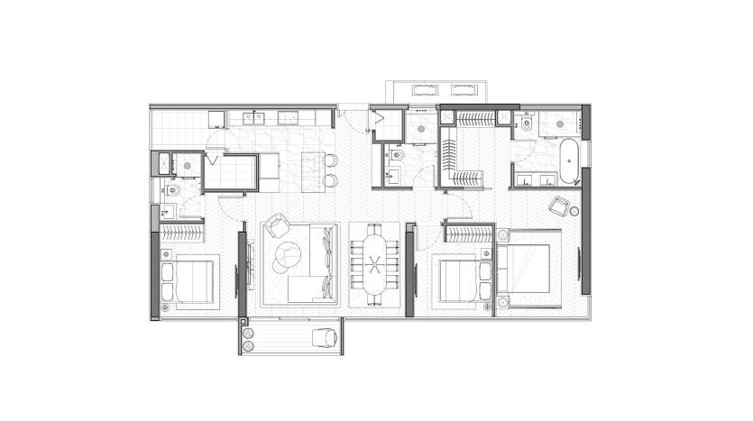 140m2, 3 Bedroom Apartment in Narra Residences, Empire City, Thu Thiem Ward, Thu Duc City, Ho Chi Minh City