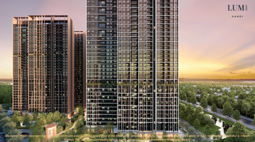 46m2, 1 Bedroom Apartment in Lumi Signature, Lumi Hanoi, Thang Long Avenue Road, Nam Tu Liem District,  Hanoi City