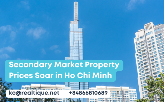 Secondary Market Property Prices Soar in Ho Chi Minh